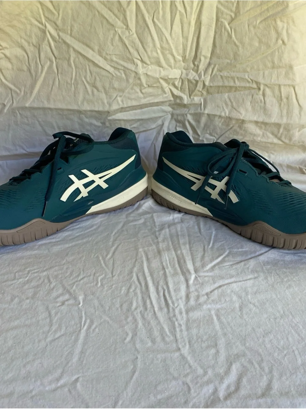 ASICS Gel Resolution X Saxon Green Birch Men’s Sz 11W